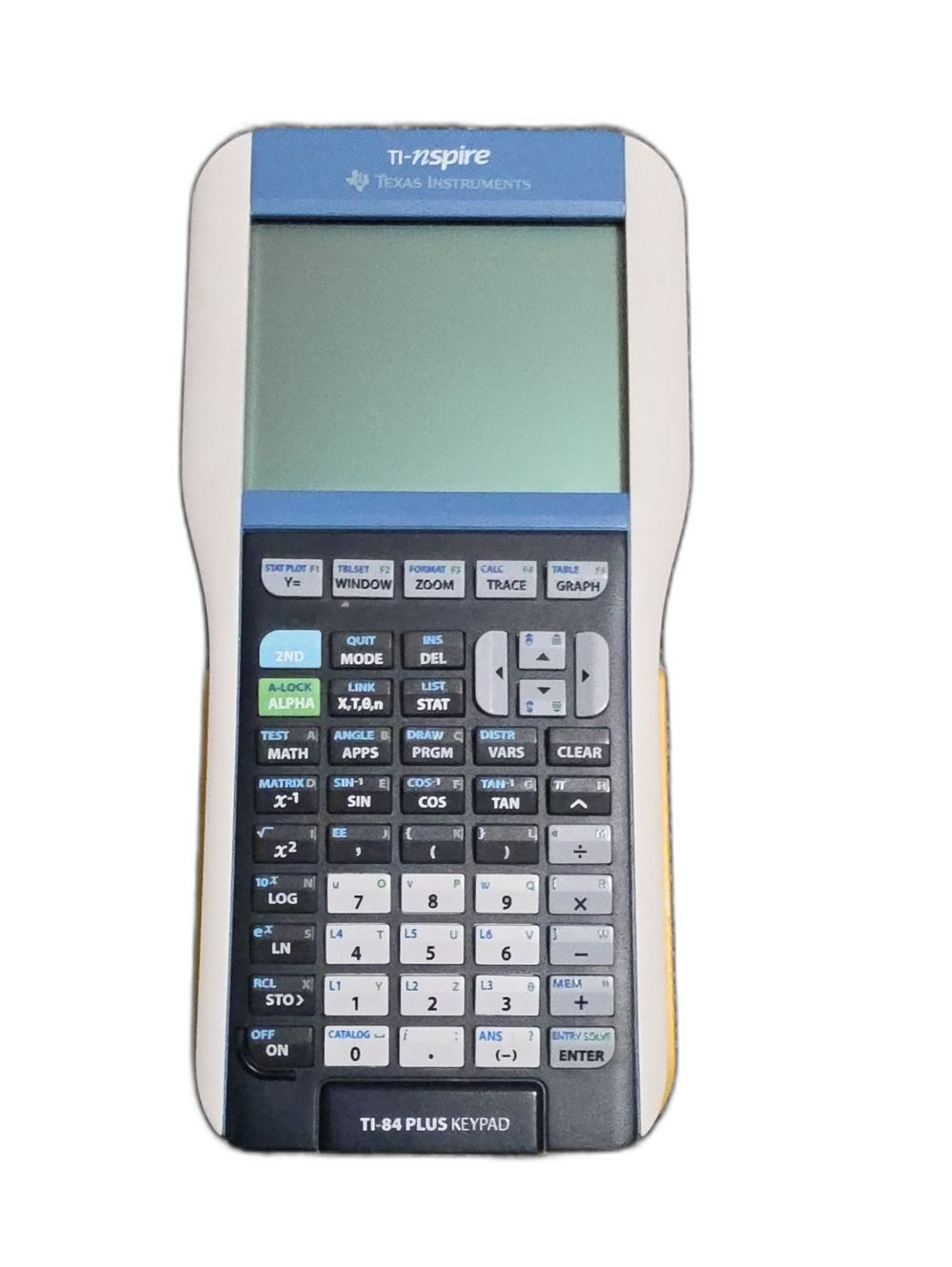 Texas Instruments TI-Nspire/TI-84 Plus Replacement Keypad - White and Blue